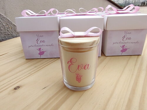Lembrança Vela Aromática 60g na Caixa Personalizada