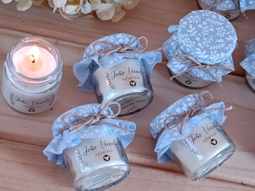 Lembrancinha Personalizada Vela Aromática 40g