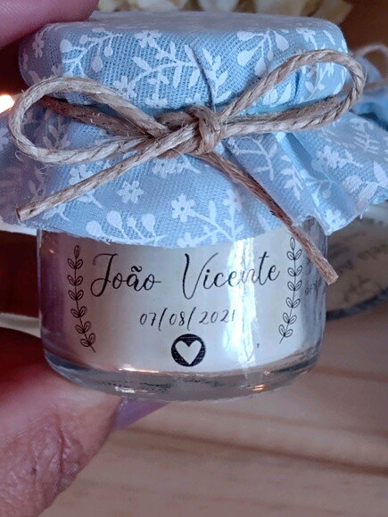 Lembrancinha Personalizada Vela Aromática 40g
