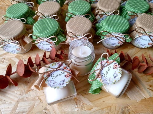 Lembrancinha Safari Mini Vela Aromática 40g Personalizada