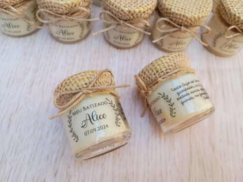 Lembrancinha Vela Aromática 40g Personalizada