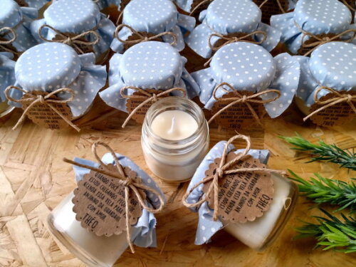Lembrancinha Vela Aromática 40g Personalizada