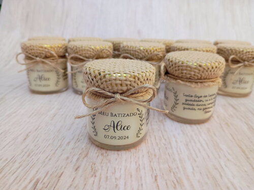 Lembrancinha Vela Aromática 40g Personalizada