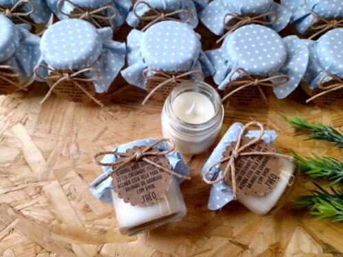 Lembrancinha Vela Aromática 40g Personalizada