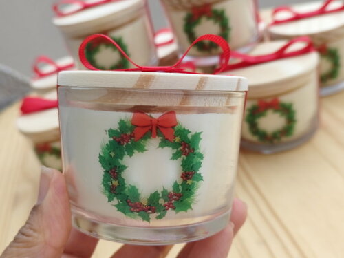 Vela Aromática 100g Personalizada para Natal