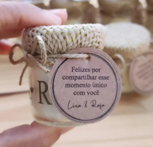 Vela Aromática 40g Lembrança Casamento