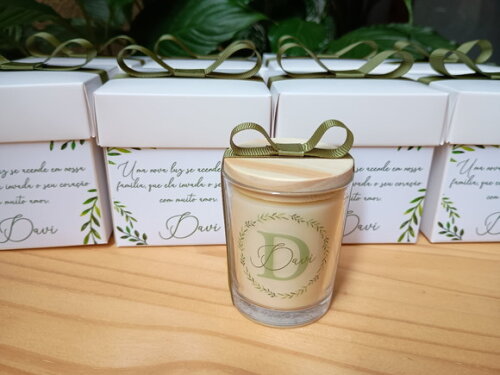 Vela Aromática 60g com Caixa Personalizada