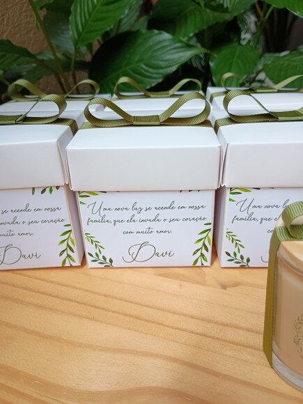 Vela Aromática 60g com Caixa Personalizada