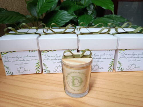 Vela Aromática 60g com Caixa Personalizada