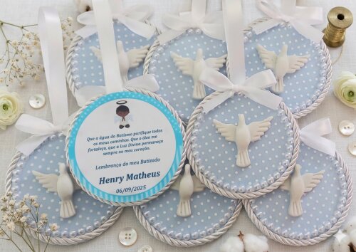 Kit 10 Mandalas Divino Espírito Santo - para Batizado