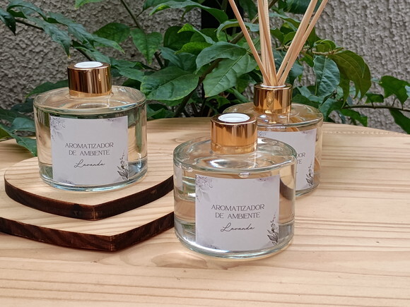 Aromatizador 240ml Personalizado com Vareta Difusoras