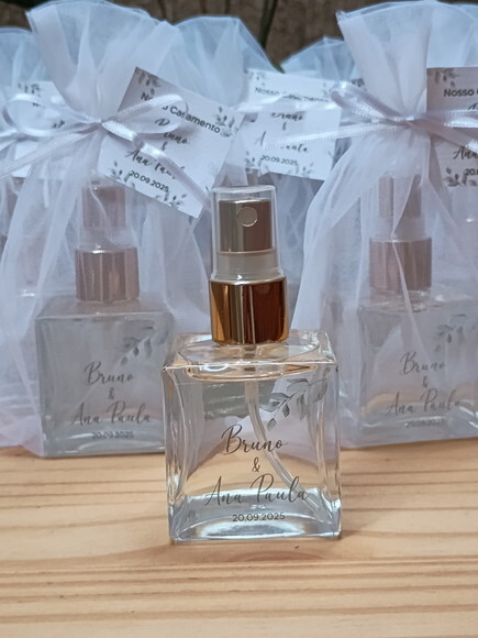 Home Spray 50ml com Embalagem Organza e Tag