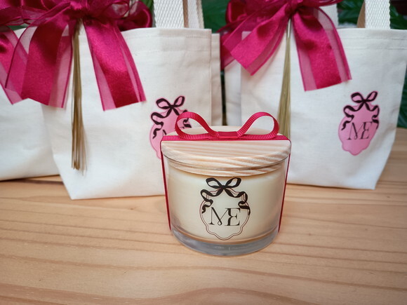 Lembrança 15 Anos Vela Aromática 100g com Mini Ecobag