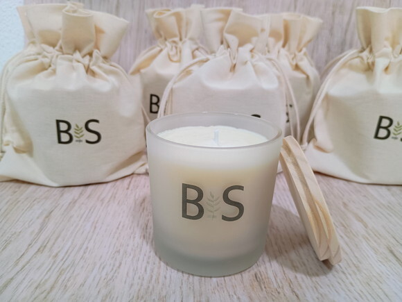 Lembrança Casamento Vela Aromática 220g Vidro Fosco