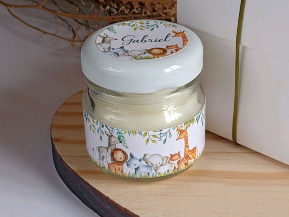 Lembrança Personalizada Vela Aromática 40g com Caixa