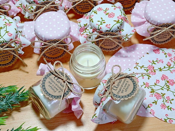 Lembrancinha Personalizada Vela Aromática 40g