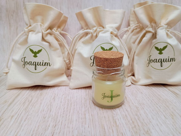 Lembrancinha Vela Aromática 40g Personalizada