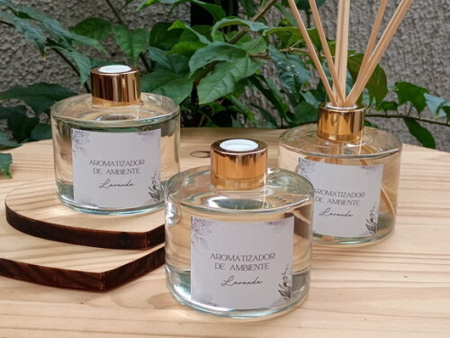 Aromatizador 240ml Personalizado com Vareta Difusoras