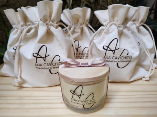 Brinde Corporativo Vela Aromática 100g Personalizada