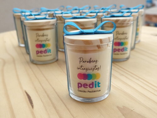 Brinde Corporativo Vela Aromática 60g Personalizada com Logo