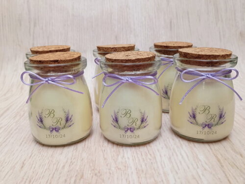 Lembrança Casamento Vela Aromática Personalizada