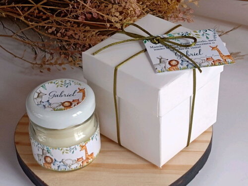 Lembrança Personalizada Vela Aromática 40g com Caixa