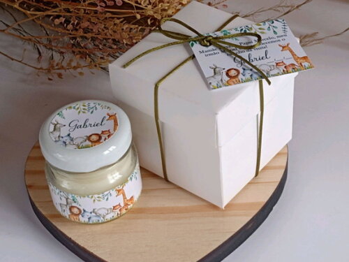 Lembrança Personalizada Vela Aromática 40g com Caixa