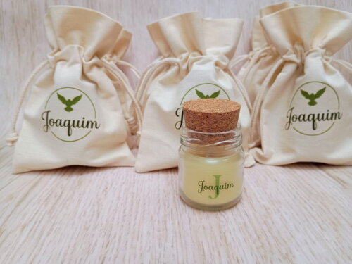 Lembrancinha Vela Aromática 40g Personalizada