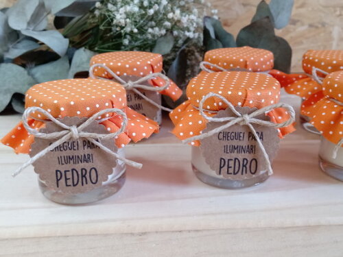 Lembrancinha Vela Aromática 40g Personalizada