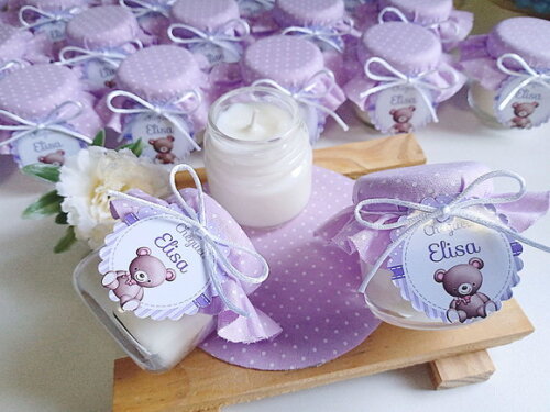 Mini Vela Aromática 40g Lembrança Personalizada