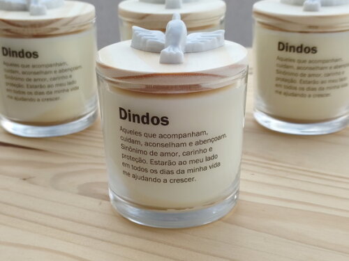 Pronta Entrega Lembrança Dindos Vela Aromática 220g