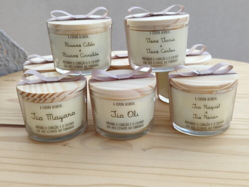 Vela Aromática 100g Personalizada Individualmente