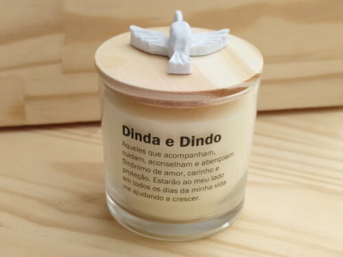 Vela Aromática 220g Lembrança Padrinhos