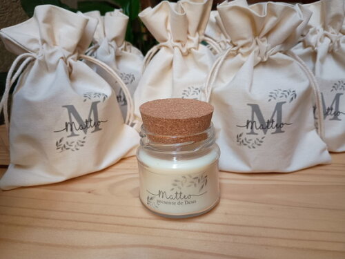 Vela Aromática de 100g Personalizada com Embalagem