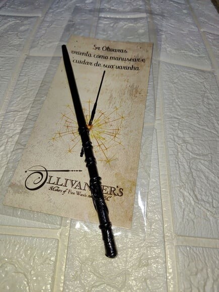 Mini Varinha Artesanal - Harry Potter (21 cm ) + Guia de varinhas