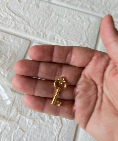 Mini Garrafinha com Mini Chave - alice no País das Maravilhas