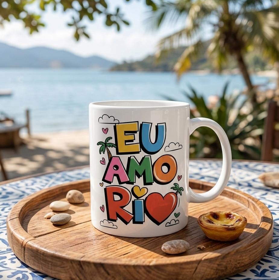 Caneca Personalizada Eu Amo Rio