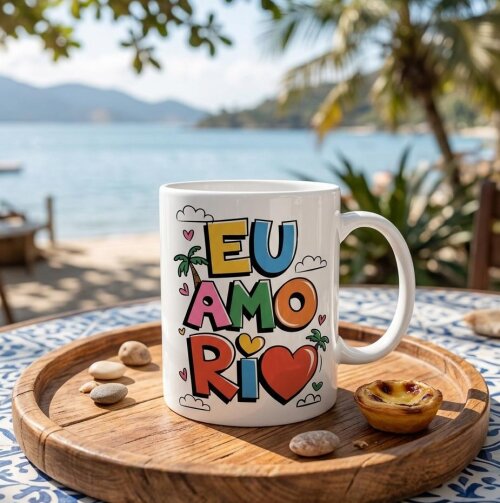 Caneca Personalizada Eu Amo Rio