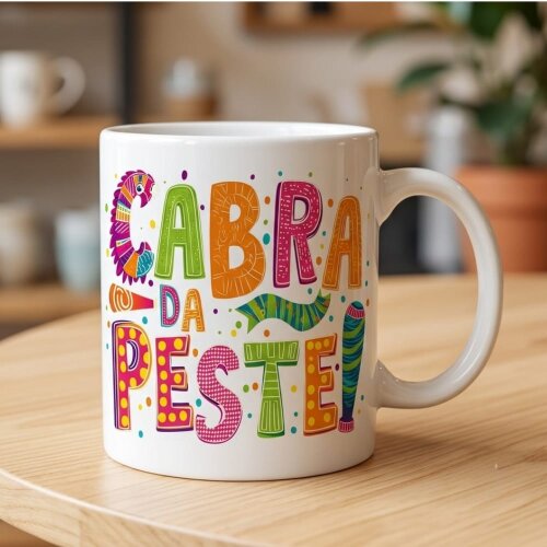 Caneca Personalizada Cabra Da Peste