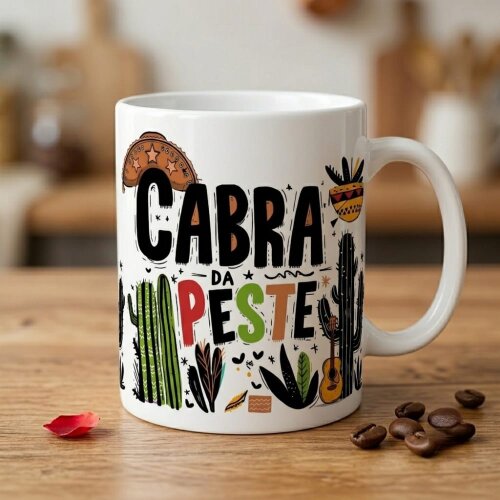 Caneca Personalizada Cabra Da Peste