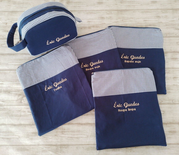 Kit Saco Organizador - Maternidade ou Escolar