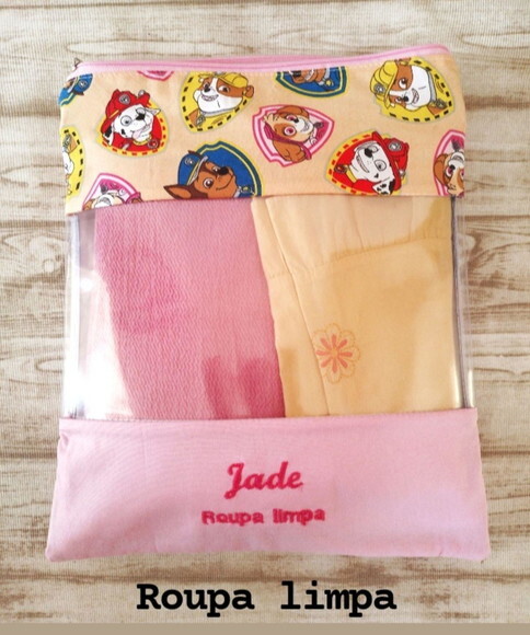 Saco Roupa Limpa e Suja - 2 em 1