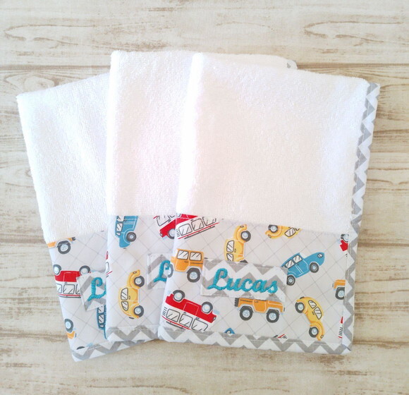 Toalha Escolar Kit 3 Peças- Hora do Lanche