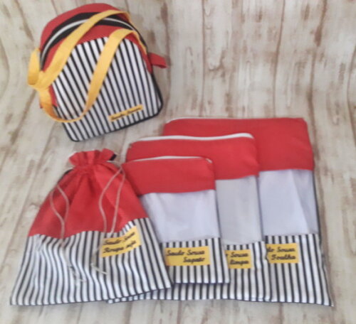 Kit Organizador + Necessaire Mochilinha