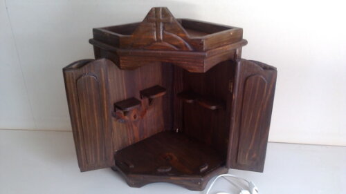 Oratório para canto de parede