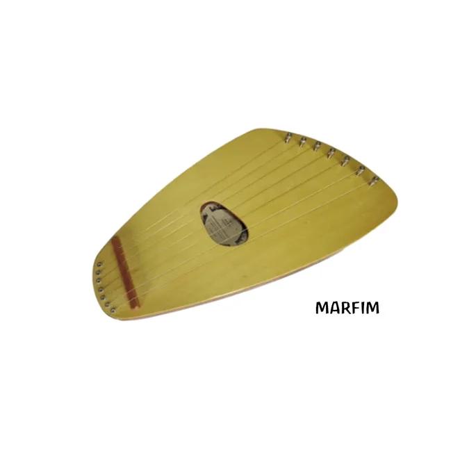 Kantele Pentatônico com Estojo Efeito Madeira