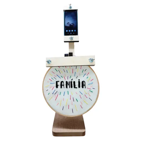 Suporte para Bastidor Articulado com apoio para celular