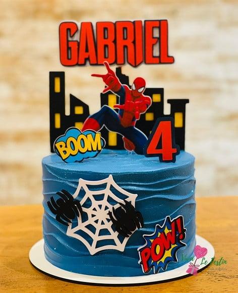 Topo de Bolo - Homem Aranha
