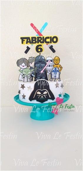 Topo de Bolo - Star Wars