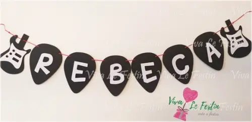Bandeirola - Guitarra Rock N Roll